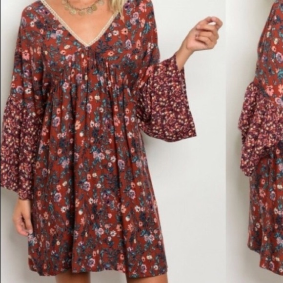 FINAL PRICE DROP! ONE SMALL LEFT! Floral dress - Picture 3 of 6